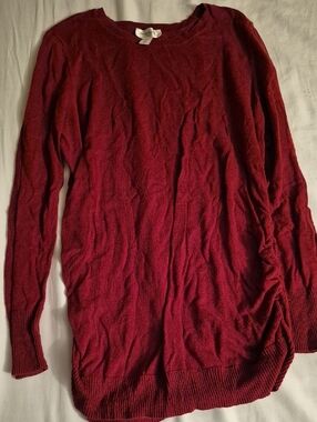 Red Maternity Sweater